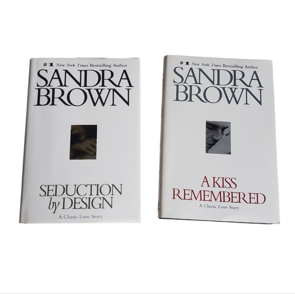 Sandra Brown Book Bundle A Kiss Remembered / Seduction by Design - Picture 2 of 14